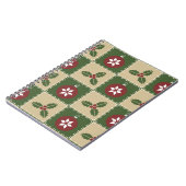 Kerst Quilt Notitieboek (Linkerzijde)