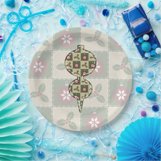 Kerst Quilt Paper Bord (Feest)