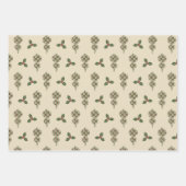 Kerst Quilt Wrapping Papier Set Inpakpapier Vel (Voorkant 2)