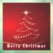 Kerst raam klampen mooie kerstboom raamsticker (Vel 3)