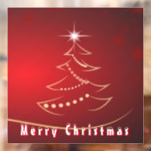 Kerst raam klampen mooie kerstboom raamsticker (Vel 2)