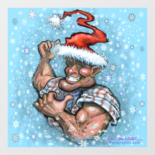 Kerst Raam Sticker (Vel)