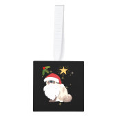 Kerst Ragdoll kat Decoratie (Voorkant)