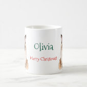 Kerst Ragdoll kat Waterverf Koffiemok (Center)