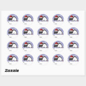 Kerst Rat Gift Labels (Vel)