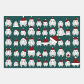 Kerst Ratten Verpakking Papieren Bladen Inpakpapier Vel (Voorkant 2)