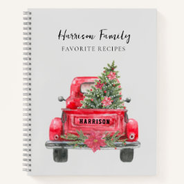 Kerst Recept Familietraditie Oude Rode Truck Notit Notitieboek