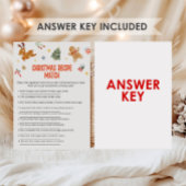 Kerst Recept Match Game Feestdagenkaart