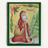 Kerst Recepten Kookboek Notitieboek (Voorkant)