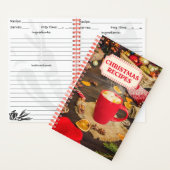 Kerst Recepten Retro Vakantie Recept Notitieboek (Binnen)