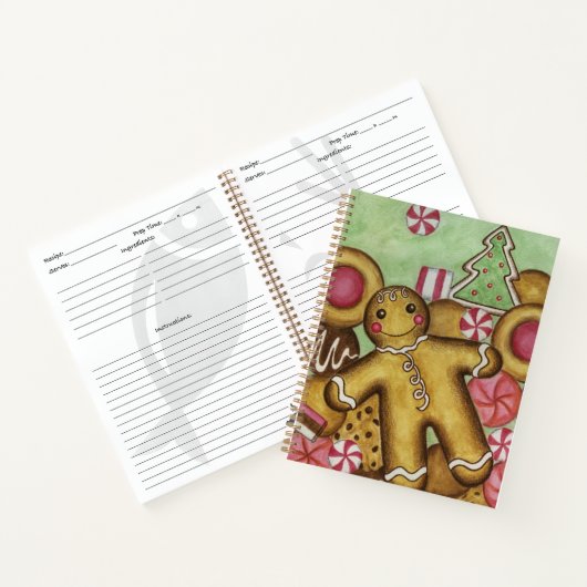Kerst Receptenboek Notitieboek (Binnen)