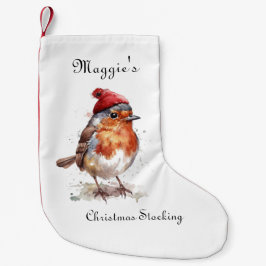 Kerst Red Robin, aanpasbaar Kleine Kerstsok