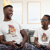 Kerst Red Robin, aanpasbaar T-shirt