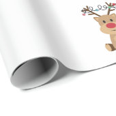 Kerst Reeën Inpakpapier (Rol Hoek)