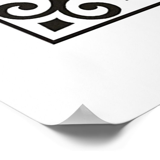 Kerst regels poster (Hoek)