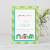 KERST REGENBOOG KAART (Staand voorkant)