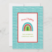 KERST REGENBOOG KAART (Achterkant)