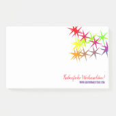 Kerst regenboog notities post-it® notes (Voorkant)