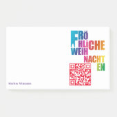 Kerst regenboog notities post-it® notes (Voorkant)