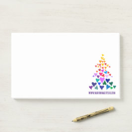 Kerst regenboog notities post-it® notes