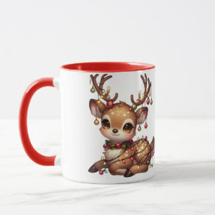 Kerst regenherten mok