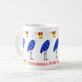 Kerst Reigers Mok (Voorkant links)