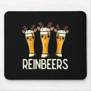 Kerst Reinbeers Rendier Grappige kerstpuntje Pap M Muismat