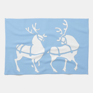Kerst Reindeer Handdoek Aangepaste Vakantie Theedo
