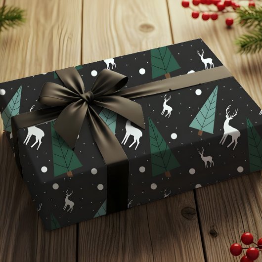 Kerst Reindeer Inpakpapier