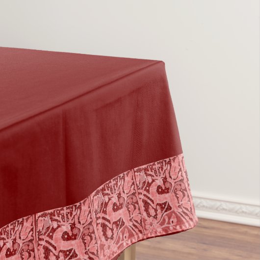 Kerst Reindeer Kant 152 cm x 213 cm Tafelkleed (Voorbeeld)