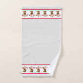 Kerst Reindeer Snoepstok Bad Handdoek (Handdoek)