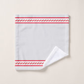 Kerst Reindeer Snoepstok Bad Handdoek (Wasdoekje)