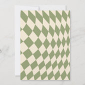 Kerst Reindeer Verjaardagsfeestje Oh Wat Leuk Kaart (Achterkant)