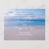 Kerst-religie voor de Serene Ocean Scripture Briefkaart (Voorkant)