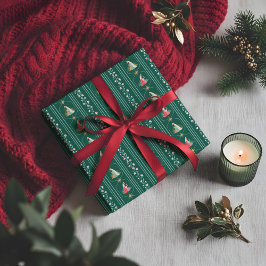 Kerst Religieus Bethlehem Trouwen met Joseph Flora Cadeaupapier