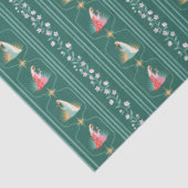 Kerst Religieus Bethlehem Trouwen met Joseph Flora Tissuepapier (Detail)