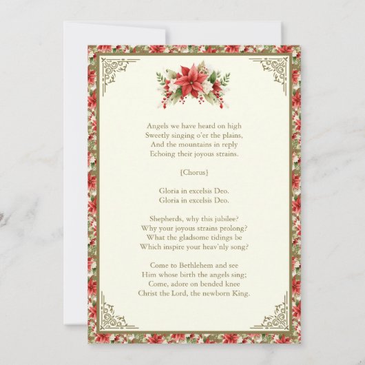 Kerst Religieus Verjaardagsfeest voor Jezus Kaart (Achterkant)