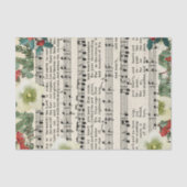 Kerst Religieuze Bladmuziek Tissue Paper Tissuepapier (Voorkant)