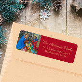 Kerst Religieuze Katholieke Christelijke Middeleeu Etiket