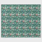 Kerst religieuze kerstster van Bethlehem Cadeaupapier (Vlak)