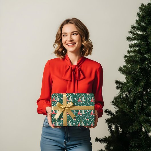 Kerst religieuze kerstster van Bethlehem Cadeaupapier