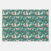 Kerst religieuze kerstster van Bethlehem Inpakpapier Vel (Voorkant)