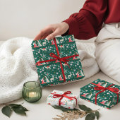 Kerst religieuze kerstster van Bethlehem Inpakpapier Vel