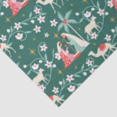 Kerst religieuze kerstster van Bethlehem Tissuepapier (Detail)