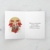 Kerst Religieuze St. Andrew Novena Heilige Familie Feestdagen Kaart (Binnen)