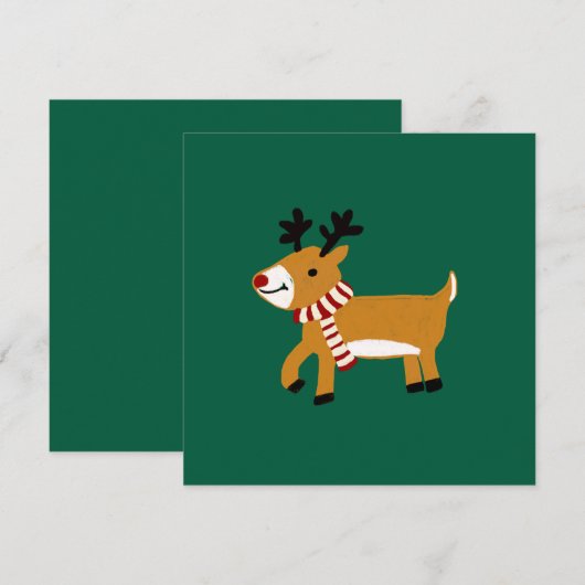 Kerst Rendier (Voorkant / Achterkant)
