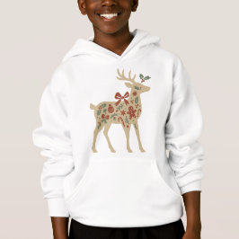 Kerst Rendier Bloemrijke Kunst Kinderen Hoodies/Sw