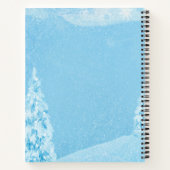 Kerst Rendier Buffalo Plaid Bos Notitieboek (Achterkant)