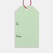 kerst rendier cadeautags cadeaulabel (Achterkant)