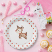 Kerst rendier eerste verjaardagspapier Bord (Feest)
